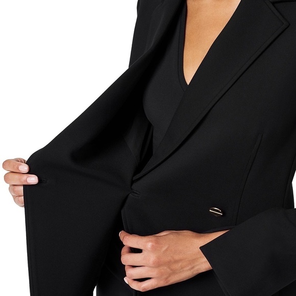 Spanx The Perfect Asymmetrical Blazer Classic Black Medium - Picture 4 of 10